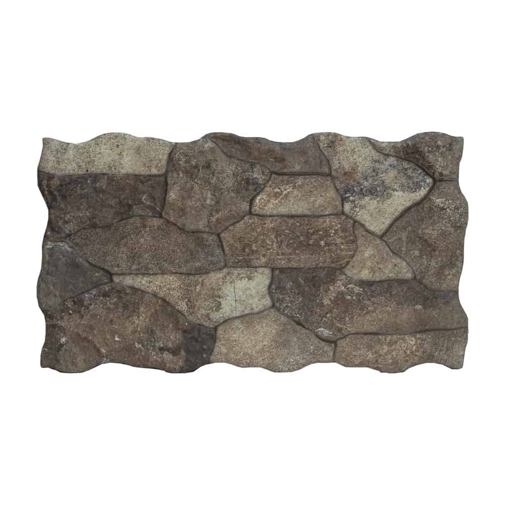 Placa murala portelanata Canyon Noce  25X45  mata