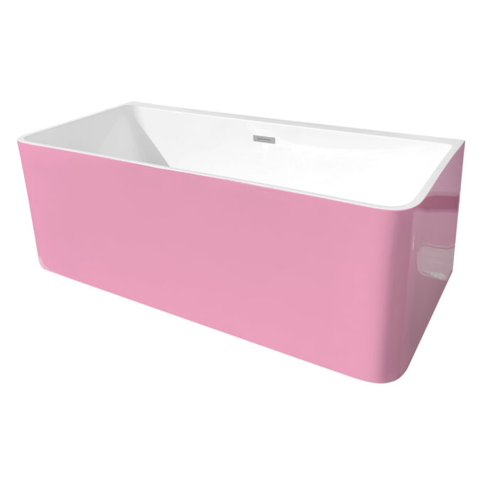 Cada baie freestanding Bella WB-834  acril  170 x 75 x 58 cm  roz