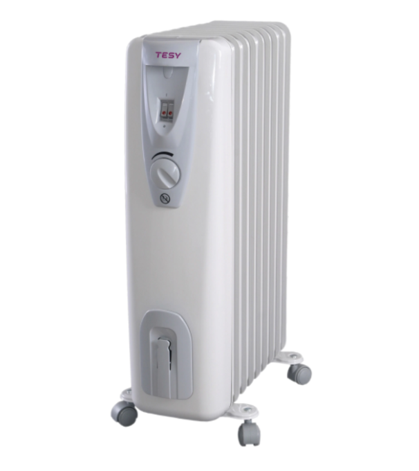 Calorifer electric TESY CB 2009 E01R, 2000 W, 9 elementi, 3 trepte de putere, Termostat de siguranta, Termostat reglabil, Protectie anti-inghet