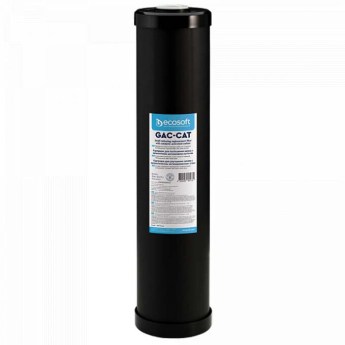 Cartus filtrant BigBlue 4.5   x  20   Ecosoft pentru reducerea hidrogenului sulfurat