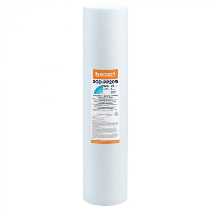 Cartus filtrant dual din polipropilena BigBlue 20   Ecosoft