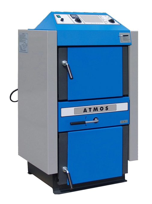 Cazan (centrala) combustibil solid, gazeificare, Atmos, C50S, otel, 48kW 1 Cazan (centrala) combustibil solid, gazeificare, Atmos, C50S, otel, 48kW