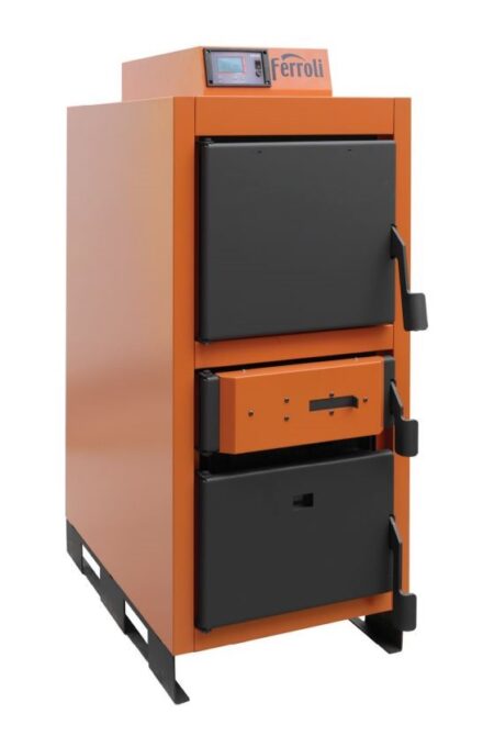 Cazan (centrala) pe lemne cu gazeificare Ferroli CGF PRO 32 - 32 kW 1 Cazan (centrala) pe lemne cu gazeificare Ferroli CGF PRO 32 - 32 kW