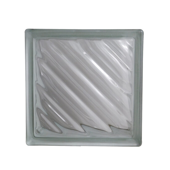 Caramida sticla transparenta Diagonal Wave