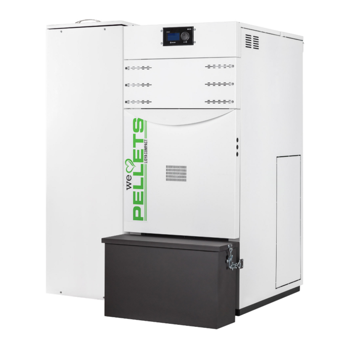 Centrala termica automata pe peleti Fornello Lidya Compact Prestige 25 kw, echipata cu pompa Grundfos, vas, manometru, supapa, arzator inox, curatare automata arzator si schimbator de caldura, A+, elimina automat cenusa, buncar 240 litri 1 Centrala termica automata pe peleti Fornello Lidya Compact Prestige 25 kw, echipata cu pompa Grundfos, vas, manometru, supapa, arzator inox, curatare automata arzator si schimbator de caldura, A+, elimina automat cenusa, buncar 240 litri