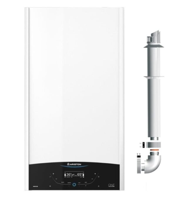 Centrala termica in condensare Ariston GENUS ONE+ WI-FI pentru preparare ACM si incalzire 35 kW, kit evacuare inclus 1 Centrala termica in condensare Ariston GENUS ONE+ WI-FI pentru preparare ACM si incalzire 35 kW, kit evacuare inclus