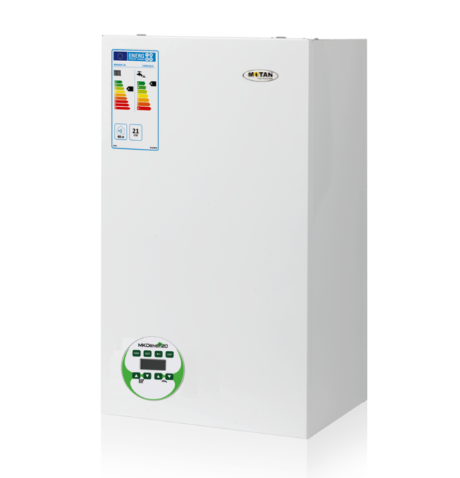Centrala termica in condensatie cu tiraj fortat Motan MkDens 21 kW (C38GC20-P), kit de evacuare inclus 1 Centrala termica in condensatie cu tiraj fortat Motan MkDens 21 kW (C38GC20-P), kit de evacuare inclus