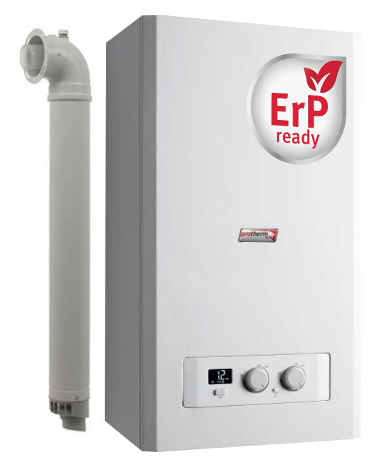 Centrala termica murala cu condensare Protherm Lynx Condens 25 kW, pentru incalzire si apa calda menajera, kit evacuare inclus 1 Centrala termica murala cu condensare Protherm Lynx Condens 25 kW, pentru incalzire si apa calda menajera, kit evacuare inclus