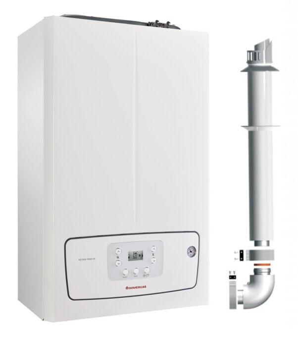 Centrala termica pe gaz in condensare Immergas Victrix Tera 24/28 V3 – 24 kw, kit evacuare inclus 1 Centrala termica pe gaz in condensare Immergas Victrix Tera 24/28 V3 – 24 kw, kit evacuare inclus