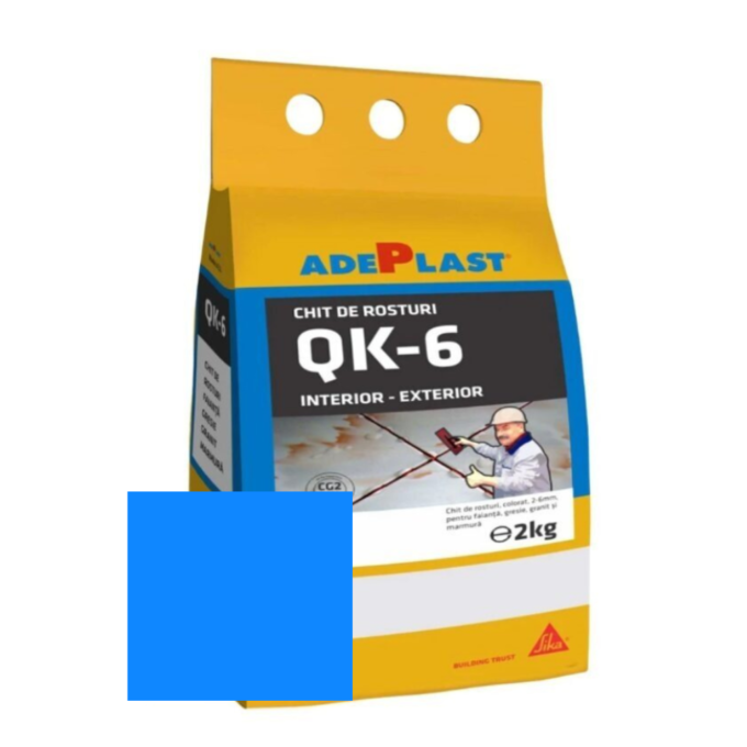 Chit de rosturi gresie si faianta Adeplast Quarz albastru inchis  2 Kg