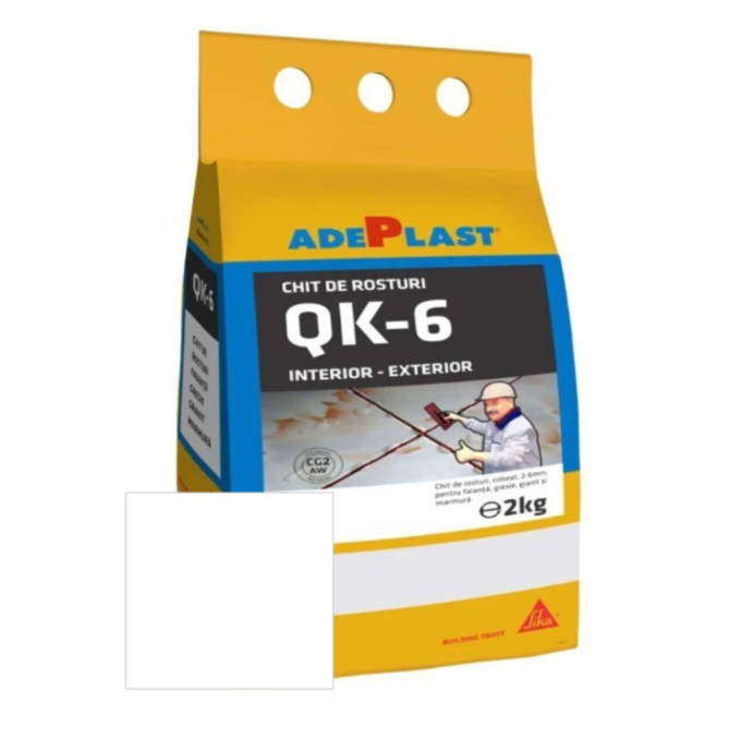 Chit de rosturi gresie si faianta Adeplast Quarz alb  5 Kg