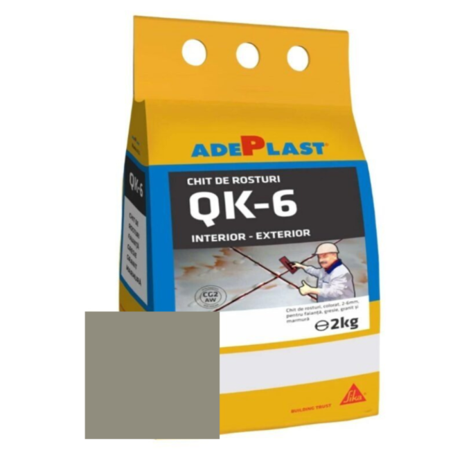 Chit de rosturi gresie si faianta Adeplast Quarz gri deschis  2 Kg