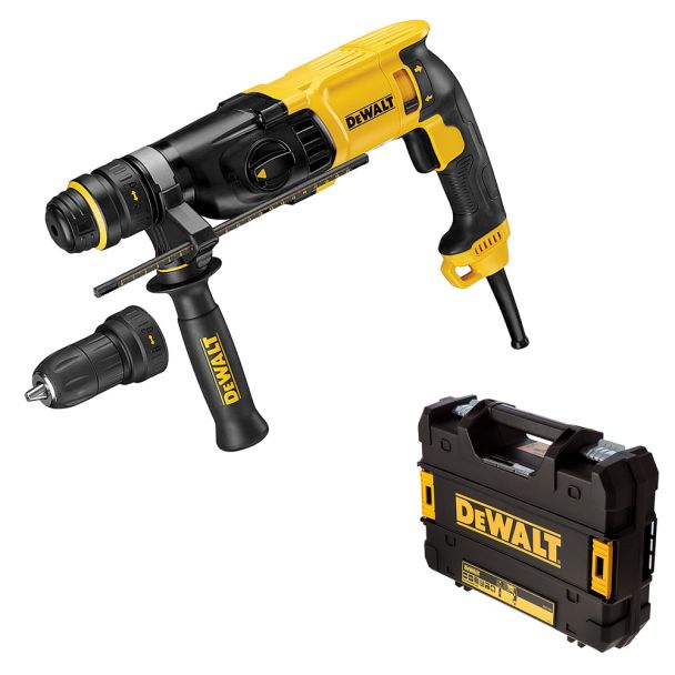 Ciocan rotopercutor Dewalt D25134K, SDS Plus, 800 W, 2.8 J, 0 - 1550 rpm, doua mandrine interschimbabile 1 Ciocan rotopercutor Dewalt D25134K, SDS Plus, 800 W, 2.8 J, 0 - 1550 rpm, doua mandrine interschimbabile