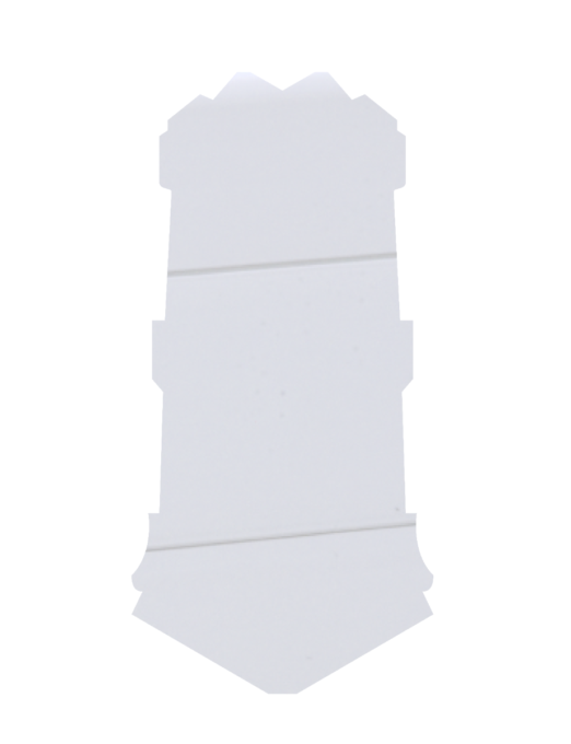 Colt exterior plinta Korner Siena 80  alb