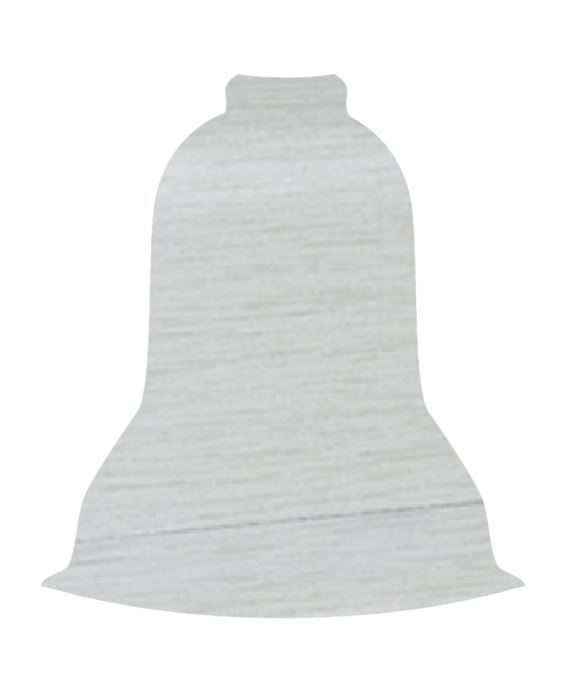 Colt exterior plinta Korner LP55 gri deschis