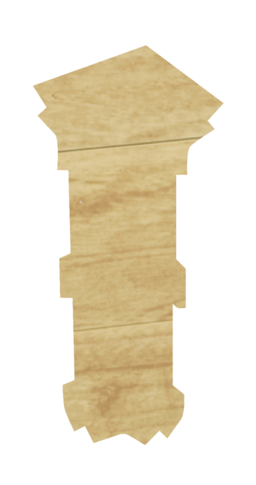 Colt interior plinta Korner Siena 80  stejar pastel