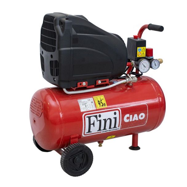 Compresor de aer Fini CIAO24/OL1850, 24 l, 1100 W, 8 bar, 179 l/min 1 Compresor de aer Fini CIAO24/OL1850, 24 l, 1100 W, 8 bar, 179 l/min