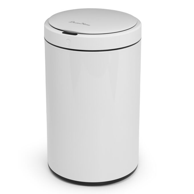Cos de Gunoi Smart, Doctor Home Siri, Senzor de Miscare, Otel Inoxidabil, 12L - Alb