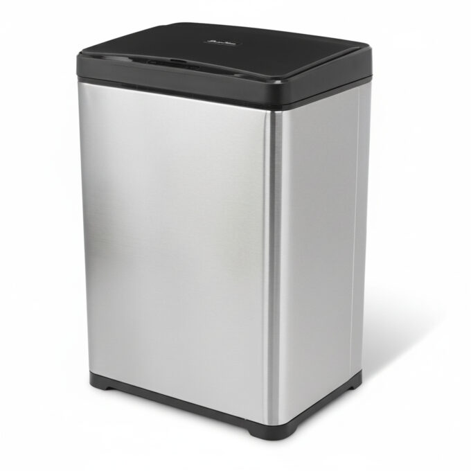 Cos de Gunoi Smart, Doctor Home Obi, Senzor de Miscare, Otel Inoxidabil, 30L - Gri
