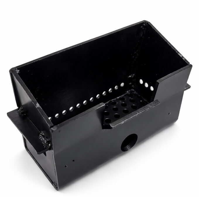 Creuzet (focar) din otel pentru Centrale - Termoseminee pe peleti Fornello 35/40 kW – Otel 4 mm – King ( PIESA ORIGINALA ) 1 Creuzet (focar) din otel pentru Centrale - Termoseminee pe peleti Fornello 35/40 kW – Otel 4 mm – King ( PIESA ORIGINALA )