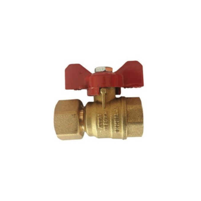 Robinet sfera pentru apa cu semiolandez F/F 3/4'' 1 Robinet sfera pentru apa cu semiolandez F/F 3/4''