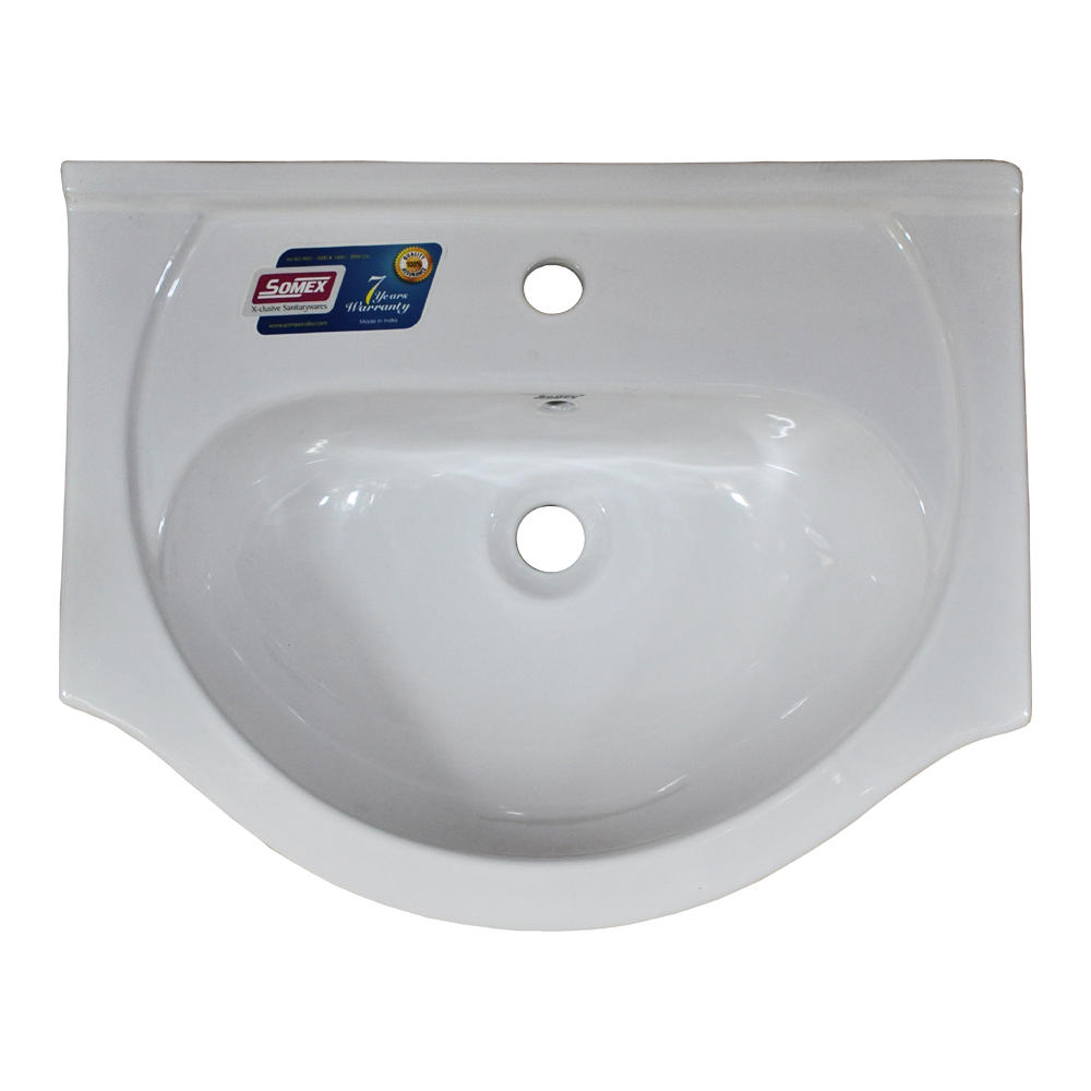 Lavoar incastrat Alfa  55 cm  alb