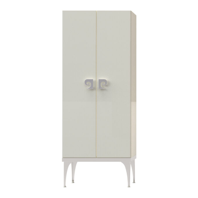Dulap soldat baie dublu Pierre Cardin Venus alb-argintiu 70x150 cm 1 Dulap soldat baie dublu Pierre Cardin Venus alb-argintiu 70x150 cm