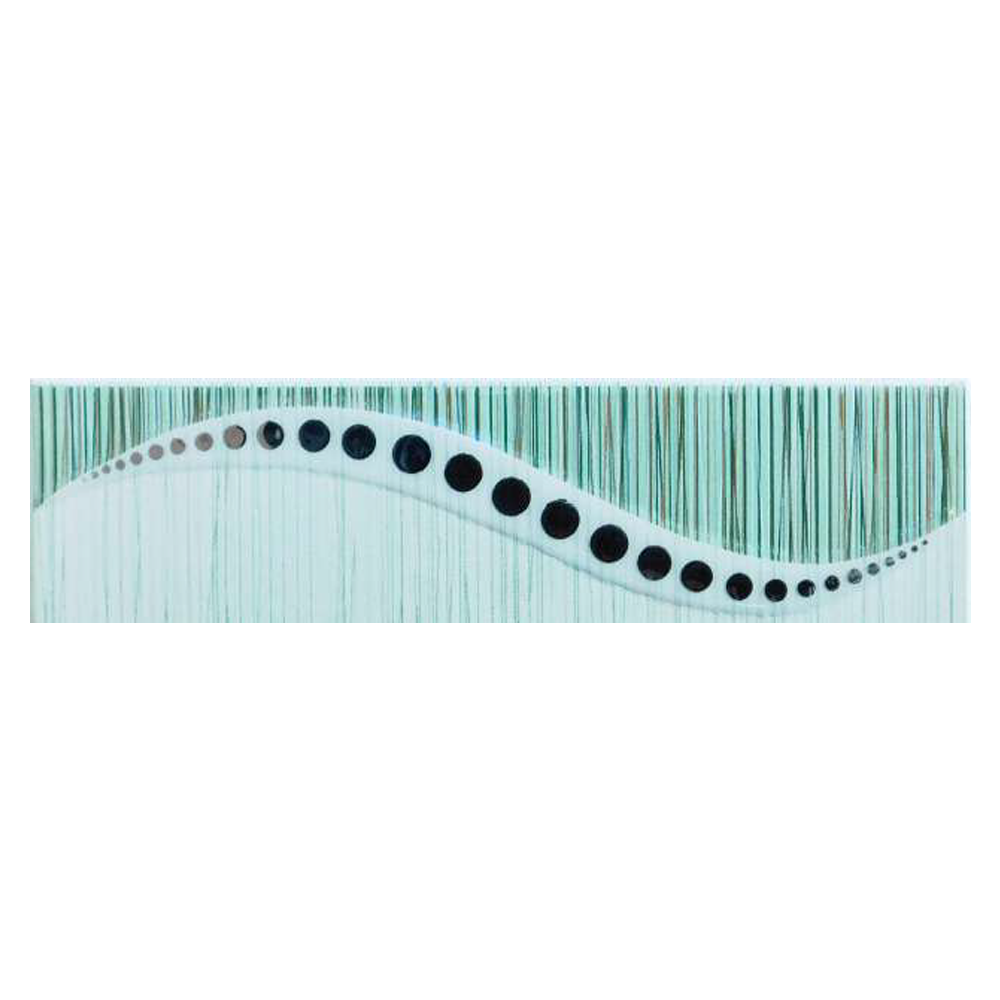 Brau decorativ faianta baie / bucatarie Naz Green  6.5 x 25