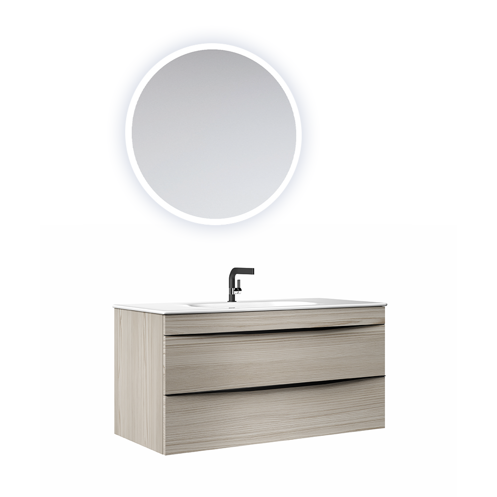 Set mobilier baie Orka Vento  suspendat  3 piese  Glasgow  100 cm