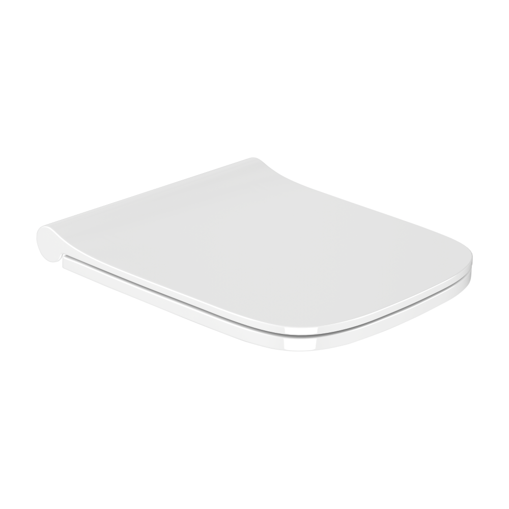 Capac WC cu soft close pentru vas toaleta suspendat Celesta Gemma  duroplast  alb