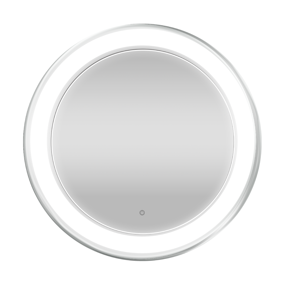 Oglinda baie cu LED si buton touch L-1142  70x70 cm