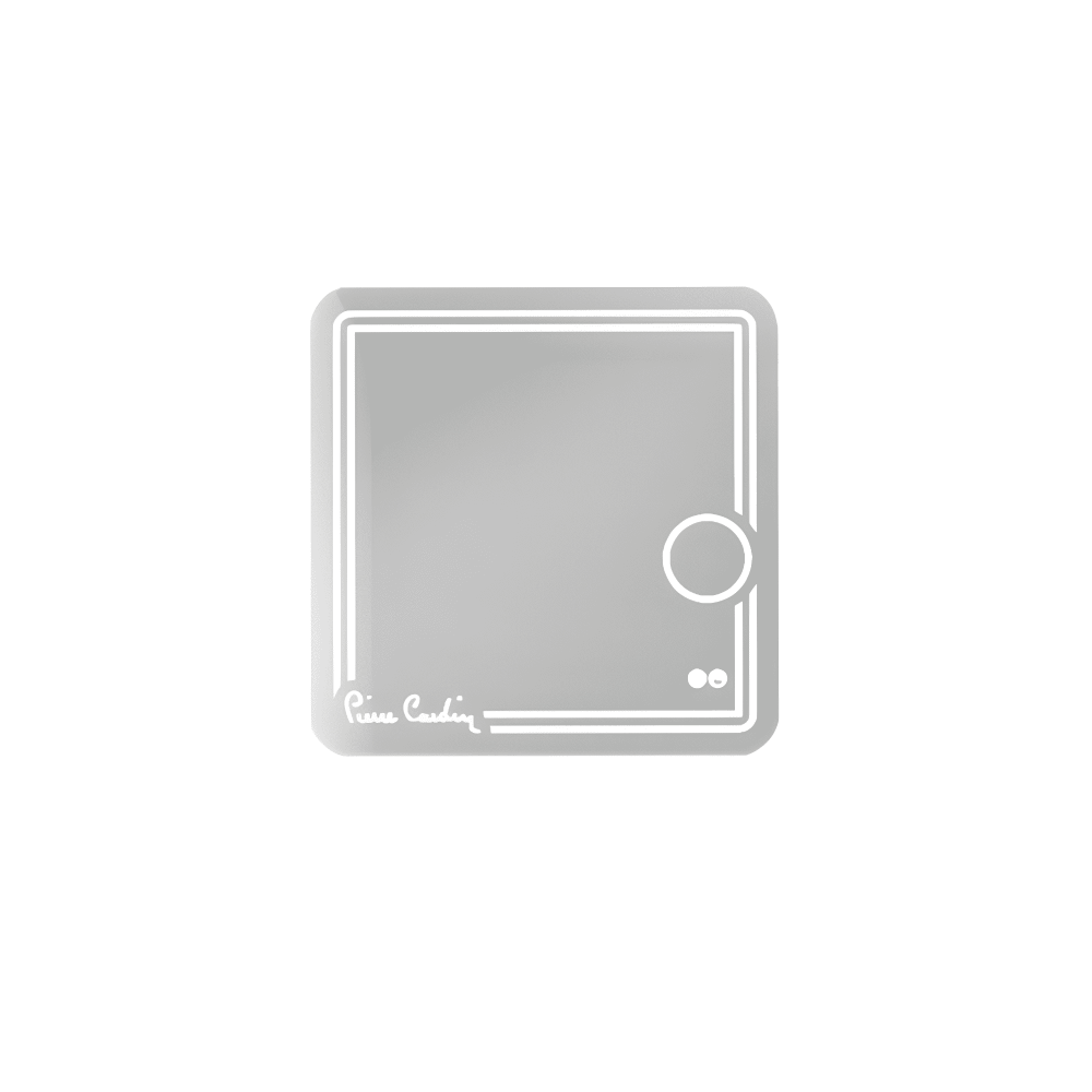 Oglinda baie cu LED dezaburire lupa si butoane touch Pio Pierre Cardin 80x80 cm 1 Oglinda baie cu LED dezaburire lupa si butoane touch Pio Pierre Cardin 80x80 cm