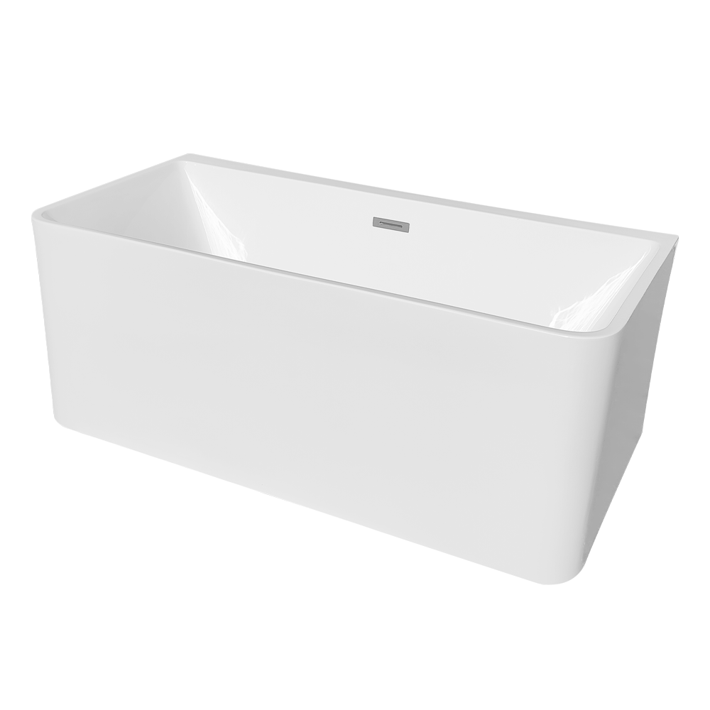 Cada baie freestanding Bella WB-834  acril  170 x 75 x 58 cm  alb