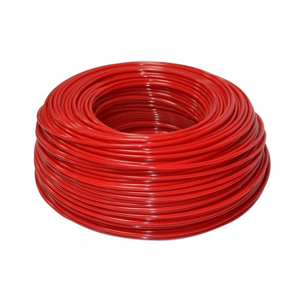 Furtun flexibil polietilena 1 4   ( 6 mm ) rosu