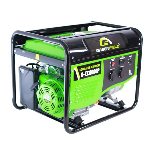 Generator de curent pe benzina Greenfield G-EC6600P, portabil, monofazat, 5.5 kVA 1 Generator de curent pe benzina Greenfield G-EC6600P, portabil, monofazat, 5.5 kVA