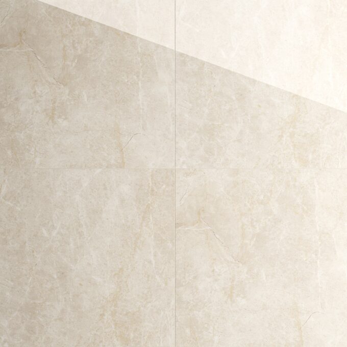 Gresie interior Ares Beige  50 8 x 50 8 cm  lucioasa  tip marmura