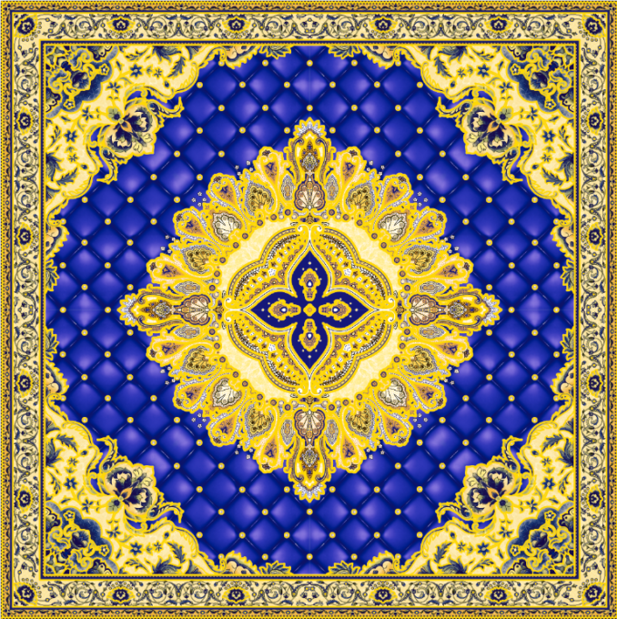 Gresie decorativa / covor ceramic Baroque Amara Azul 121103-1B 120X120 (4 placi 60X60) lucioasa 1 Gresie decorativa / covor ceramic Baroque Amara Azul 121103-1B 120X120 (4 placi 60X60) lucioasa