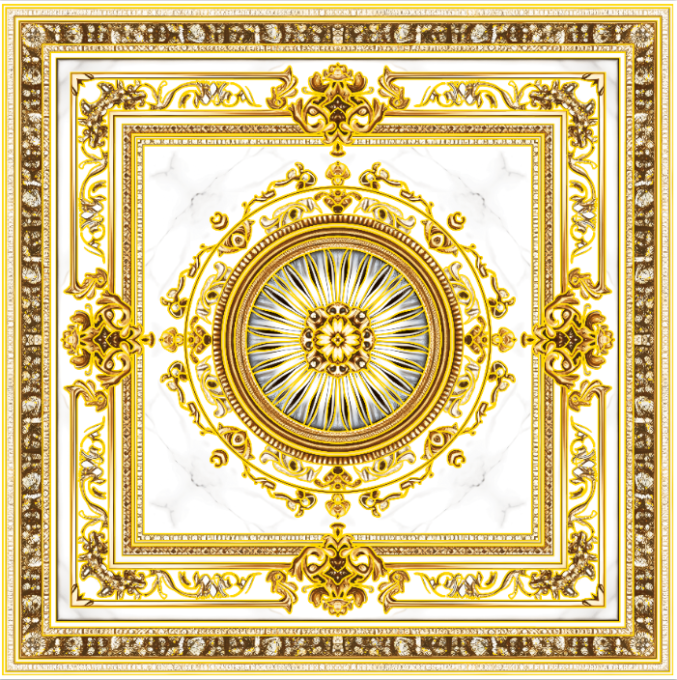 Gresie decorativa / covor ceramic Baroque Juman 1202059-1B 120X120 (4 placi 60X60) lucioasa 1 Gresie decorativa / covor ceramic Baroque Juman 1202059-1B 120X120 (4 placi 60X60) lucioasa