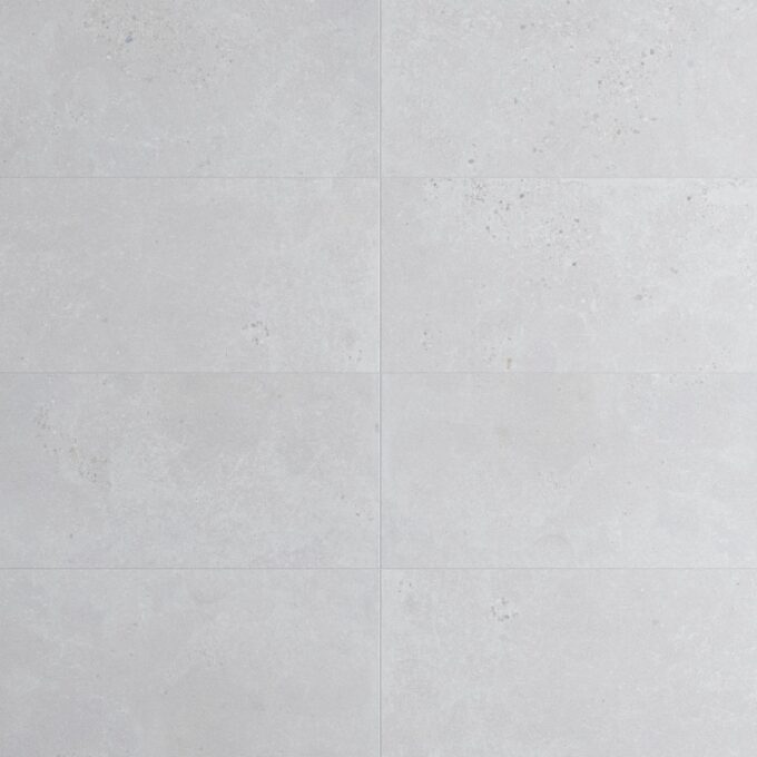Gresie exterior / interior antiderapanta Walk Bianco  30 x 60 cm  mata  portelanata  aspect ciment