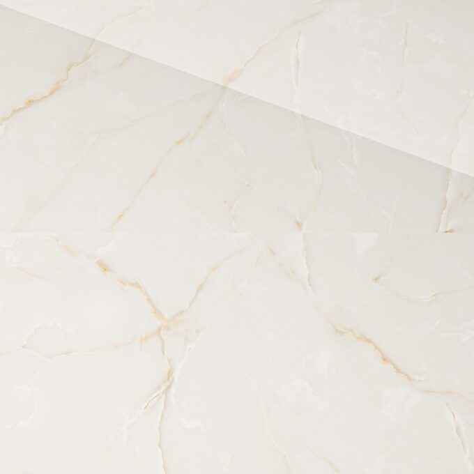 Gresie exterior / interior portelanata Jura Beige Onyx  60 x 120 cm  lucioasa  rectificata  tip marmura