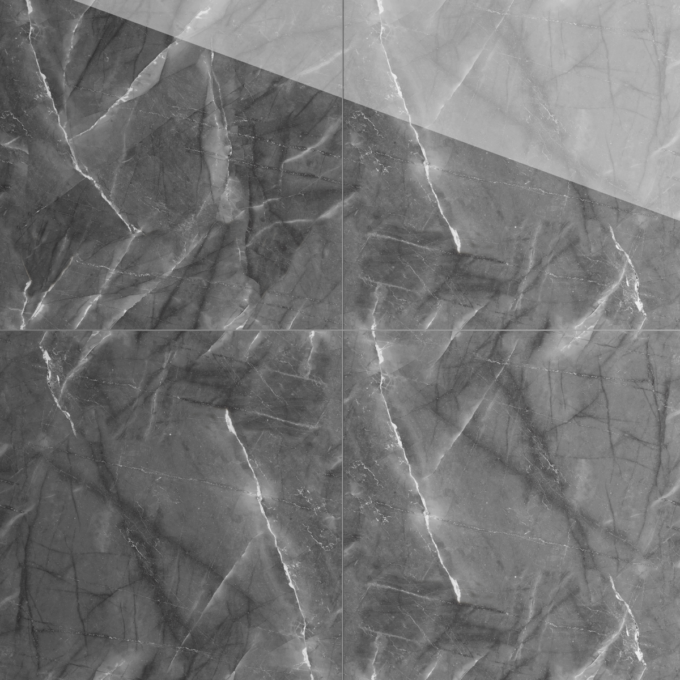 Gresie portelanata exterior / interior Armany Grey Endless  60 x 60 cm  lucioasa  rectificata  tip marmura