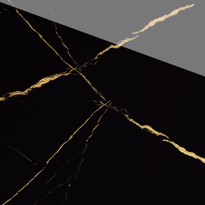 Gresie rectificata exterior / interior Marques Gold  60 x 120 cm  lucioasa  portelanata  tip marmura