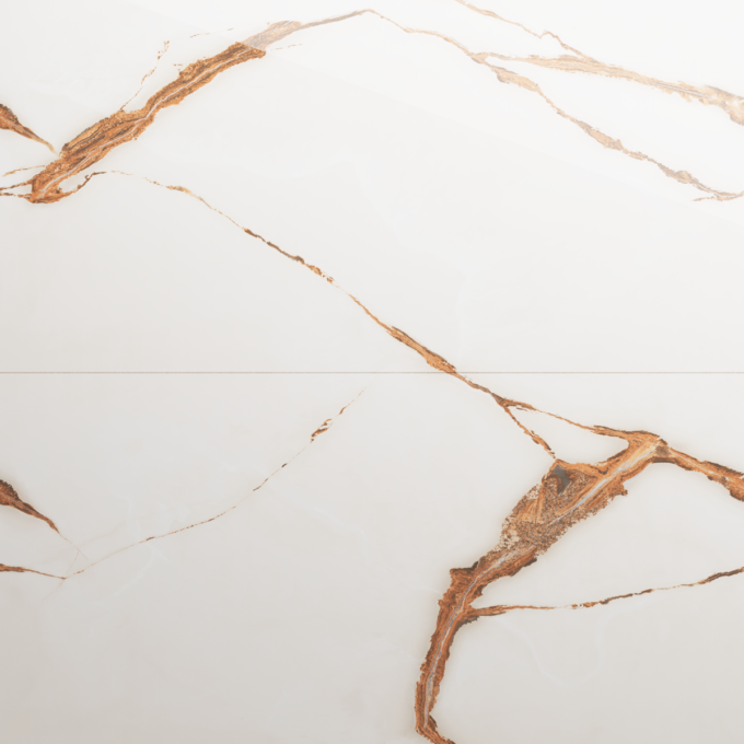 Gresie exterior / interior portelanata Raw Silk Onyx  60 x 120 cm  lucioasa  rectificata  tip marmura