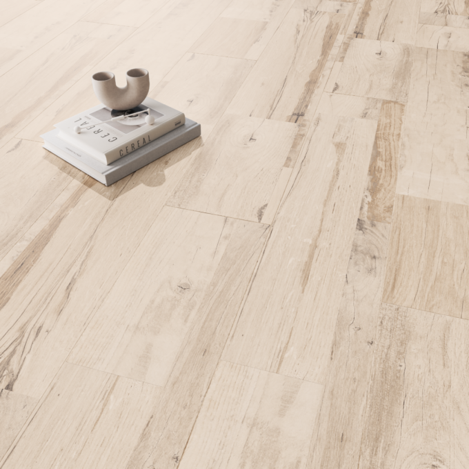 Gresie tip parchet exterior / interior Teak Beige  20 x 120 cm  mata  portelanata  rectificata