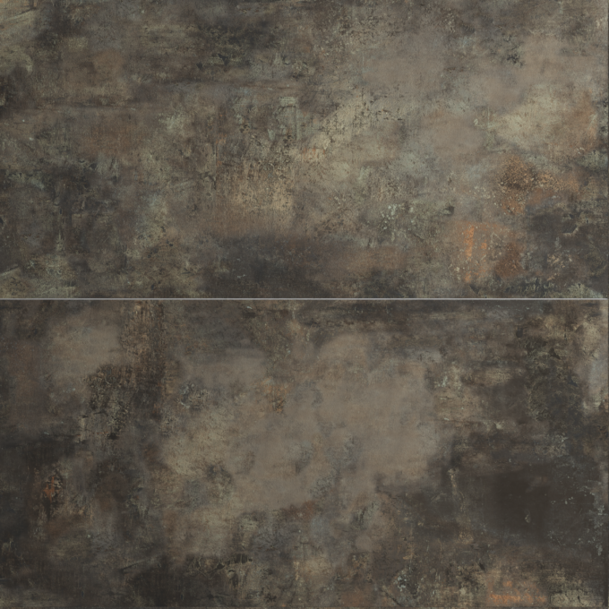 Gresie exterior / interior portelanata Underground Brown  60 x 120 cm  mata  rectificata  aspect ciment