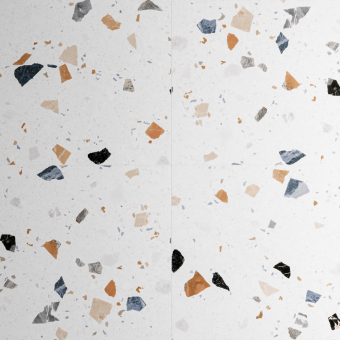 Gresie mozaic exterior / interior Stracciatella White 60 x 60 cm mata antiderapanta portelanata rectificata 1 Gresie mozaic exterior / interior Stracciatella White 60 x 60 cm mata antiderapanta portelanata rectificata