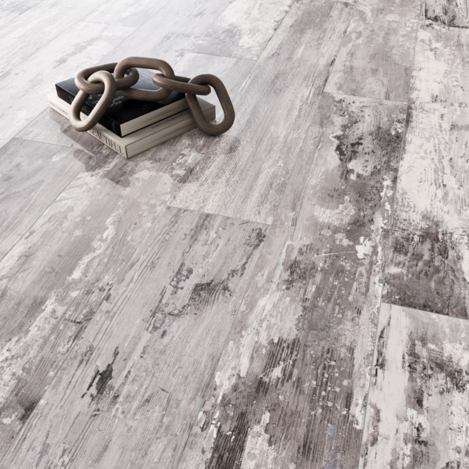 Gresie tip parchet exterior / interior Woodsman Country Ash  20 x 120 cm  mata  portelanata