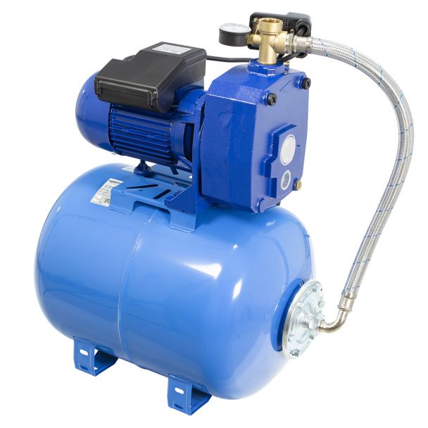 Hidrofor cu pompa de mare adancime Wasserkonig HW40/50H, putere 1500 W, debit 4000 l/h, inaltime refulare 50 m, aspiratie 40 m, vas de expansiune 50 litri