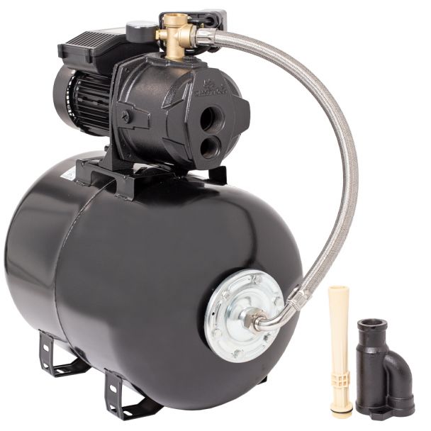 Hidrofor cu pompa de mare adancime Wasserkonig WSK3240-50, putere 920 W, debit 3180 l/h, inaltime refulare 40 m, aspiratie 25 m, vas de expansiune 50 litri