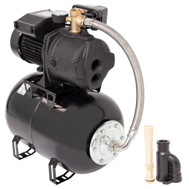 Hidrofor cu pompa de mare adancime Wasserkonig WSK3240-25, putere 920 W, debit 3180 l/h, inaltime refulare 40 m, aspiratie 25 m, vas de expansiune 24 litri
